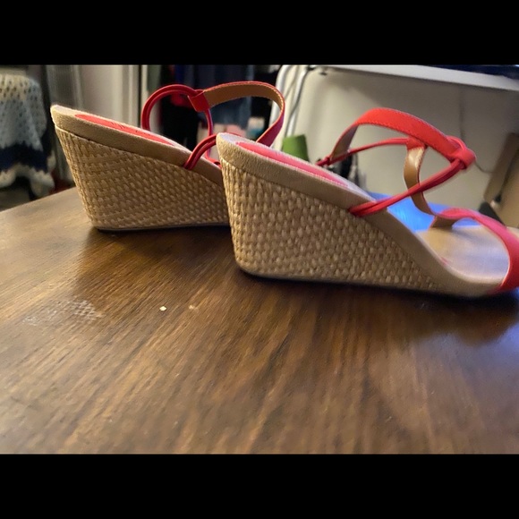 Style & co red wedge Sandles red 8.5 - Picture 7 of 7